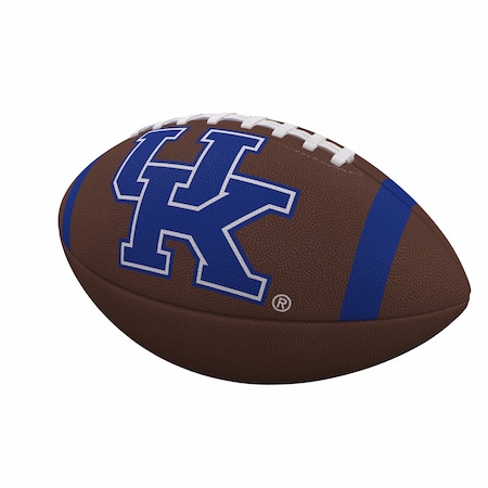 Logo Brands Kentucky Team Stripe Full-Size Composite Football 159-93FC-1